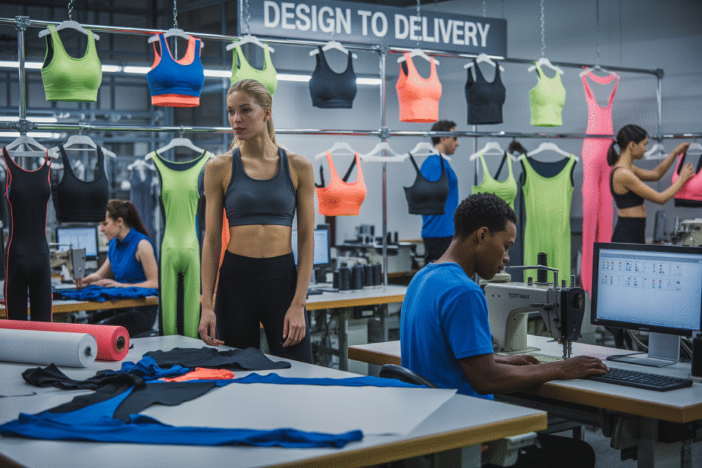 Custom Gym Wear Manufacturing: From Design to Delivery – A Complete Guide